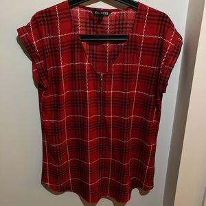 Light red summer top